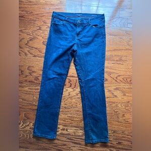 Tommy Hilfiger Women's Straight Leg Jeans in Deep Blue